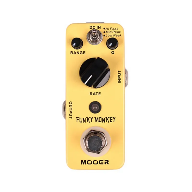MOOER Funky Monkey Auto Wah педаль гитарный эффект 3 пиковых режима настоящий обход полностью