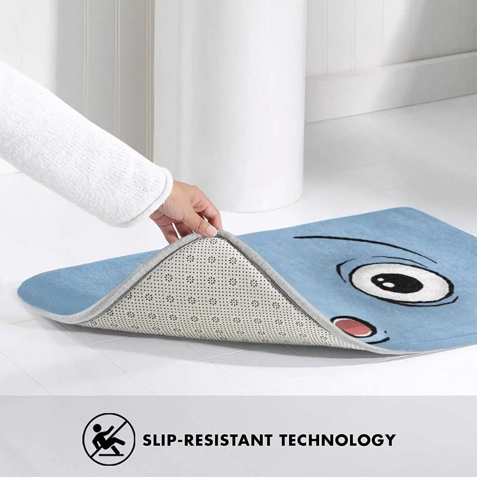 Удивительное синее лицо 3 размера домашний ковер для комнаты мадема лица дети