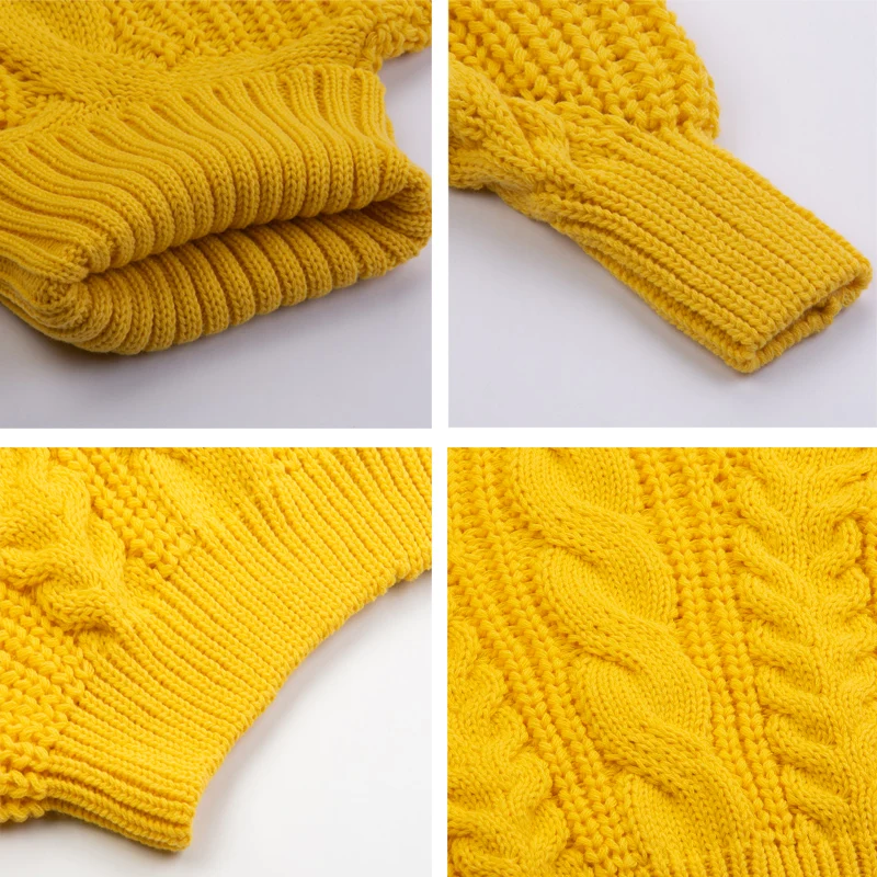 ICEbear Новинка 2019 осенне-зимний женский свитер с отворотом большой скрученный