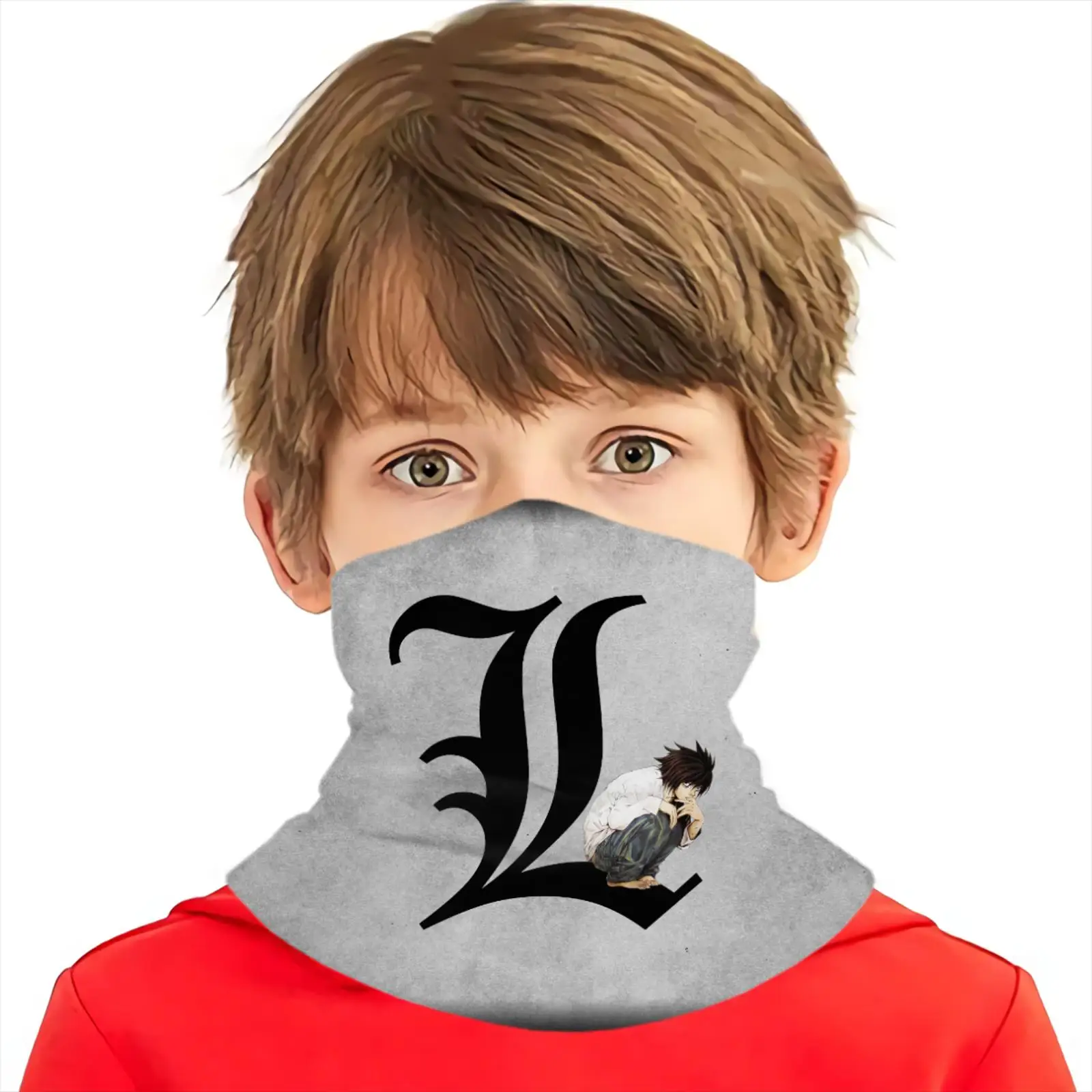 Роскошный мотоциклетный шарф death note в готическом стиле для взрослых и детей