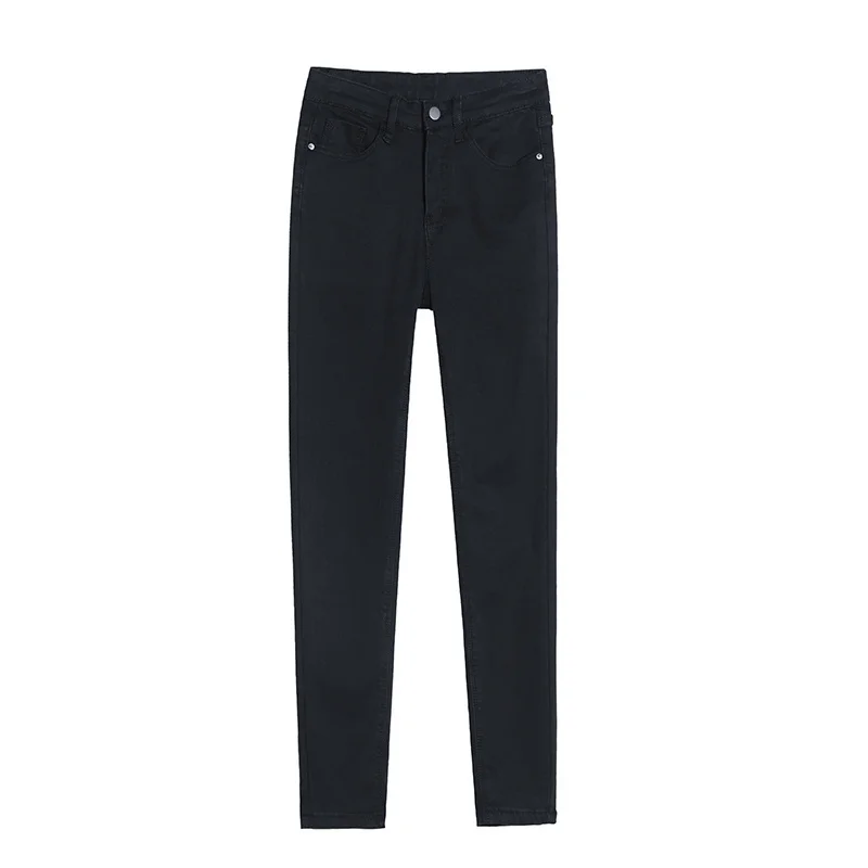 

Fall 2021 Black Jeans Women's High Waist Slimming