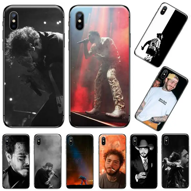 Чехол для телефона из ТПУ с татуировкой мужчин черный корпус iphone 5 5s 5c se 6 6s 7 8 plus x xs