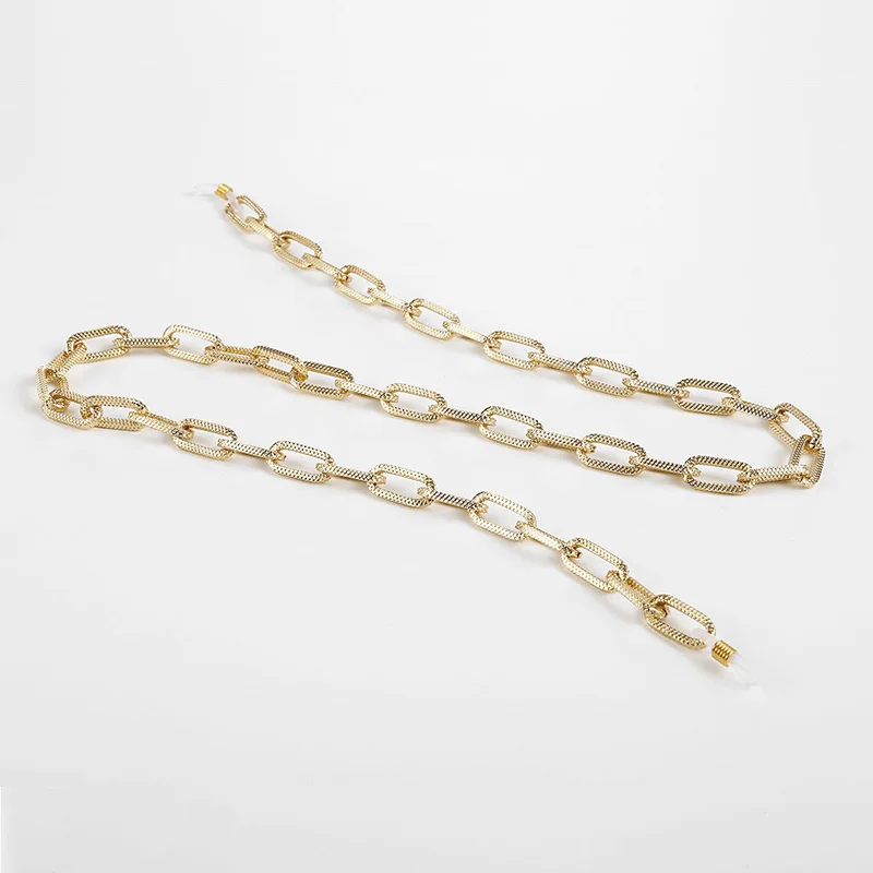 

Fashion U Type Glasses Chain Women Metal Sunglasses Cords Eyeglass Lanyard Hold Straps Eyewear Retainer Glasses Hanging Chain