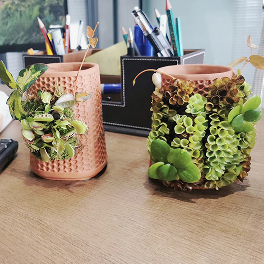 Самостоятельный цветочный горшок с системой полива керамические цветочные