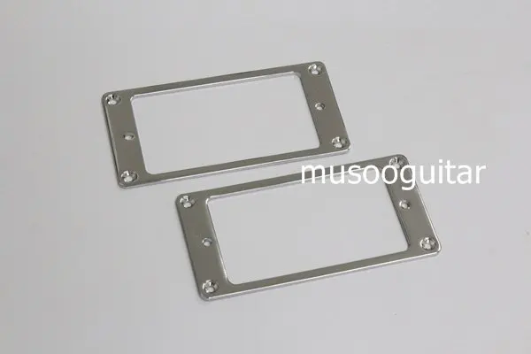 

2x Металлический плоский мини-хамбакер, хромированное Монтажное кольцо