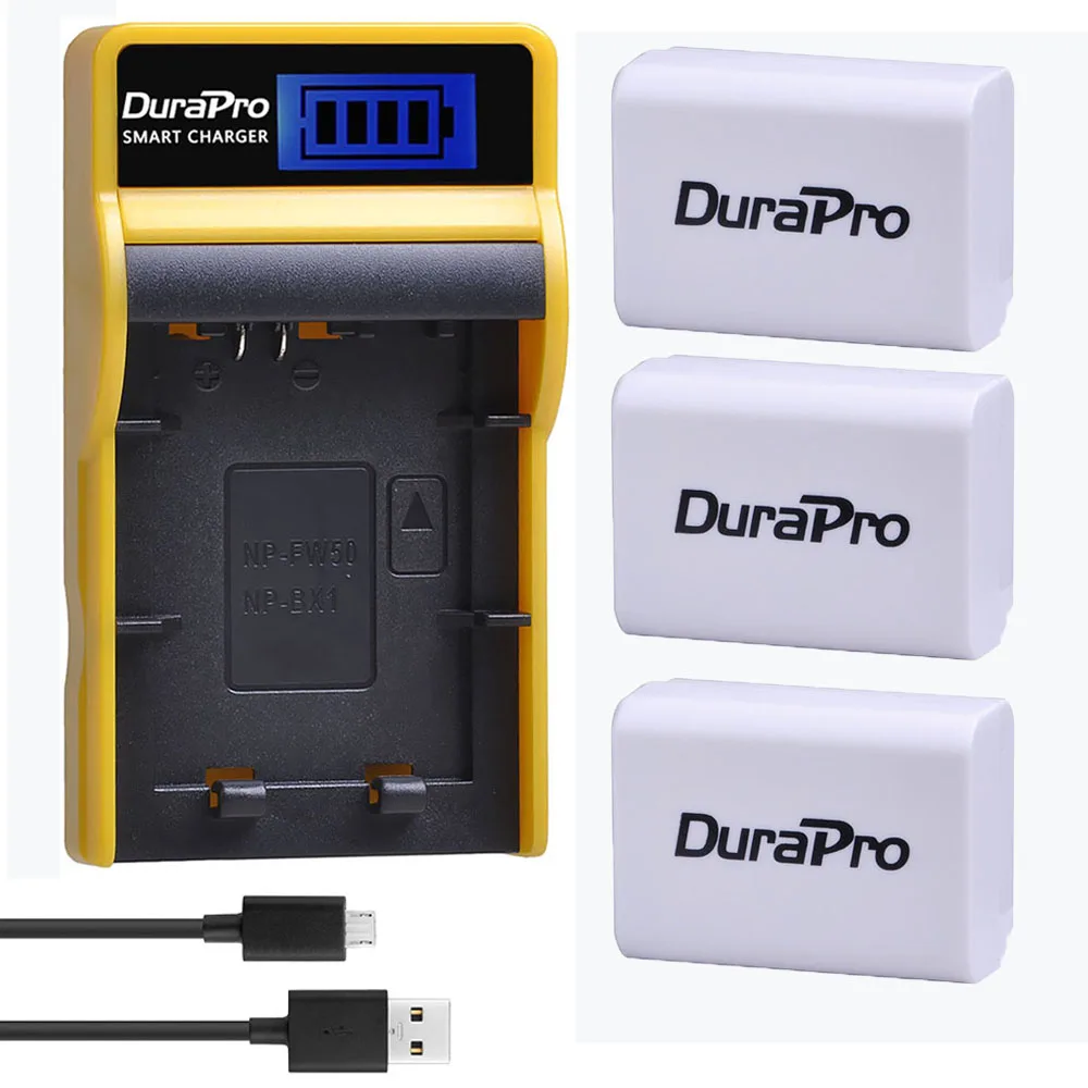 3 Battery Set 2000 мА/ч, NP-FW50 NP FW50 Камера Батарея+ Зарядное устройство набор для sony A6000 NEX-7 NEX 5N F3 NEX-3D NEX-3DW NEX-3K NEX-5C Альфа 7R II - Цвет: 3 Battery Set