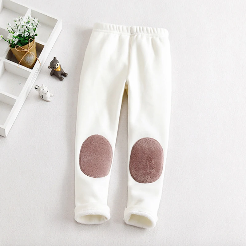 Mallas acolchadas de terciopelo y algod&oacute;n para ni&ntilde;a, Leggings c&aacute;lidos, a la moda, para Oto&ntilde;o e Invierno-1