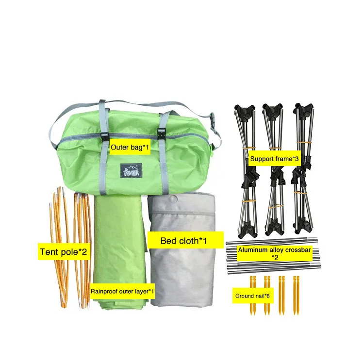 Туристическая легкая кровать для сна водонепроницаемый влагостойкий тент