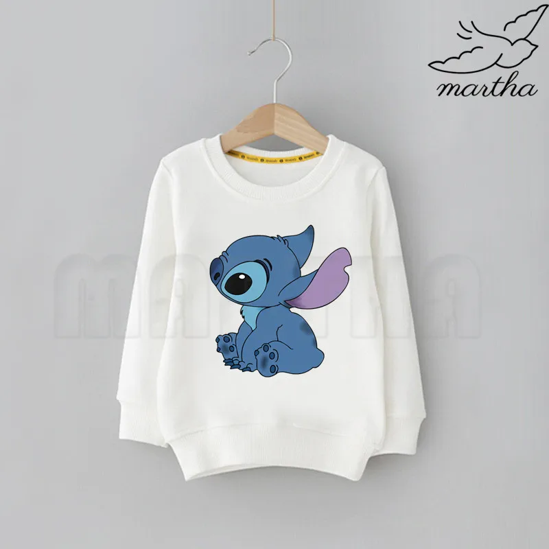 D Детский Милый Забавный свитер с героями мультфильмов «Angry Stitch», одноцветные кофты с капюшоном, модные толстовки с длинными рукавами для мальчиков и девочек - Цвет: D