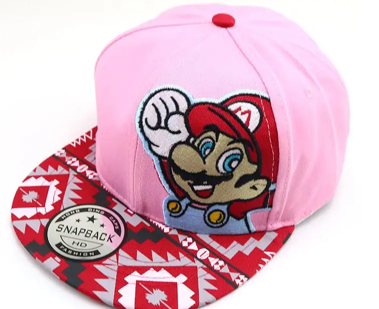 Новинка 1 шт. Модная красная Кепка с рисунком Супер Марио Повседневная для