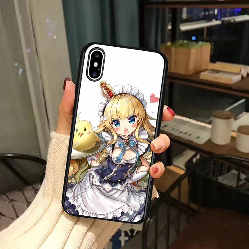 8 Чехол из закаленного стекла для телефона для мобильных игр Azur Лейн для iPhone 11 Pro Max X XS Max XR 6 6s 7 8 Plus, сексуальный Чехол для мобильного телефона - Цвет: 8
