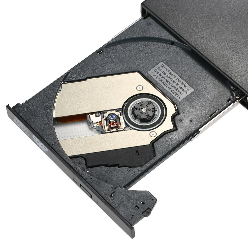 USB 2 0 Портативный тонкий внешний DVD/CD RW Привод оптических дисков считыватель