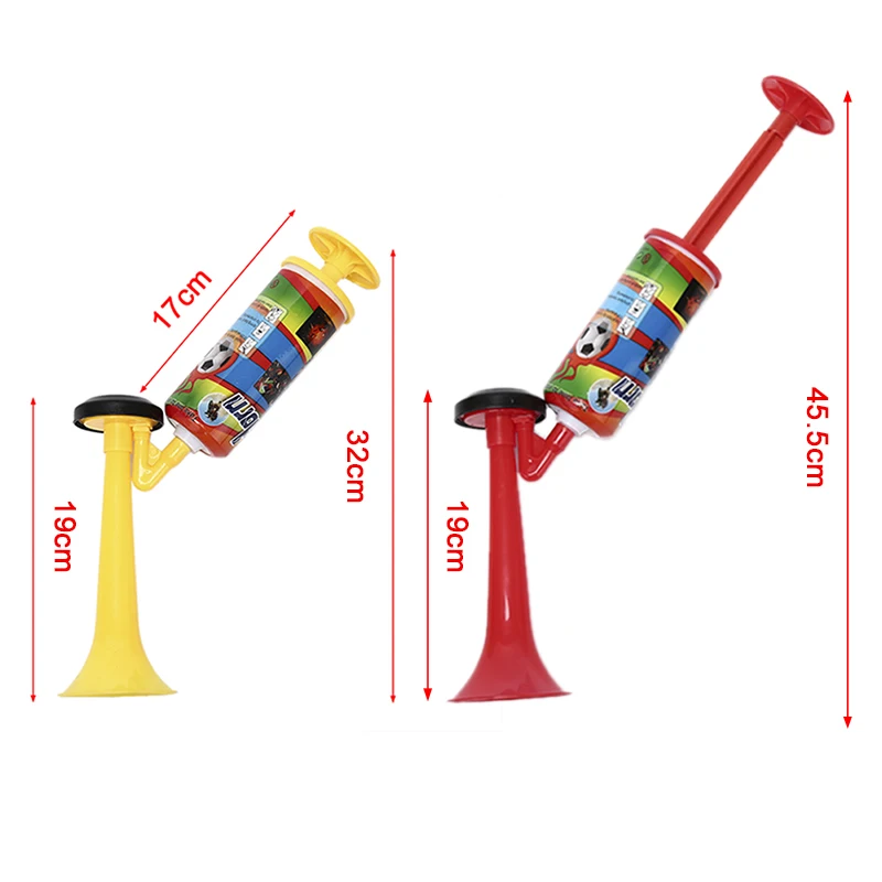 

1Pc Cheerleading Soccer Ball Fans Horn Sports Meeting Club Props Adjustable Trumpet Child Toy Hand Push Gas Pump Air Horn