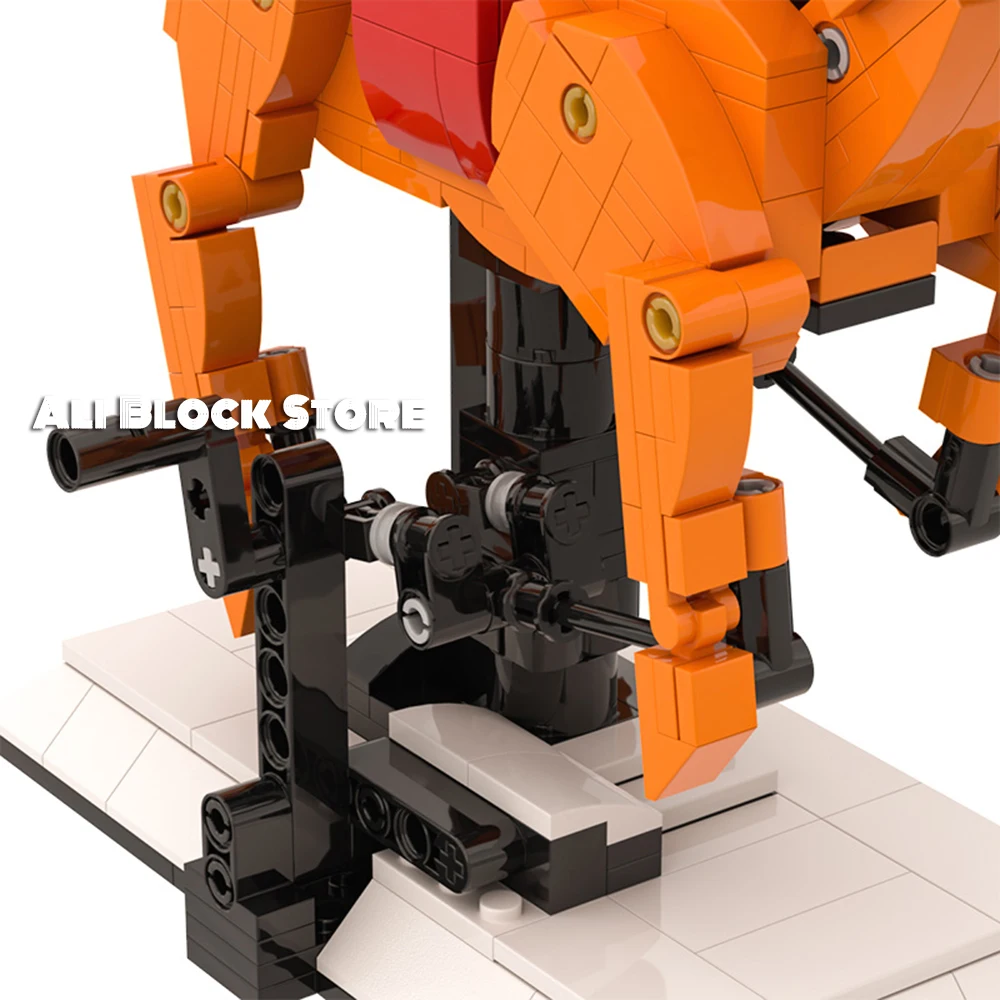 

Diy Merry Christmas Diy Sleigh Deer Christmas deer MOC Building Blocks Bricks 383pcs Block Toys For Children Kids Christmas Gift