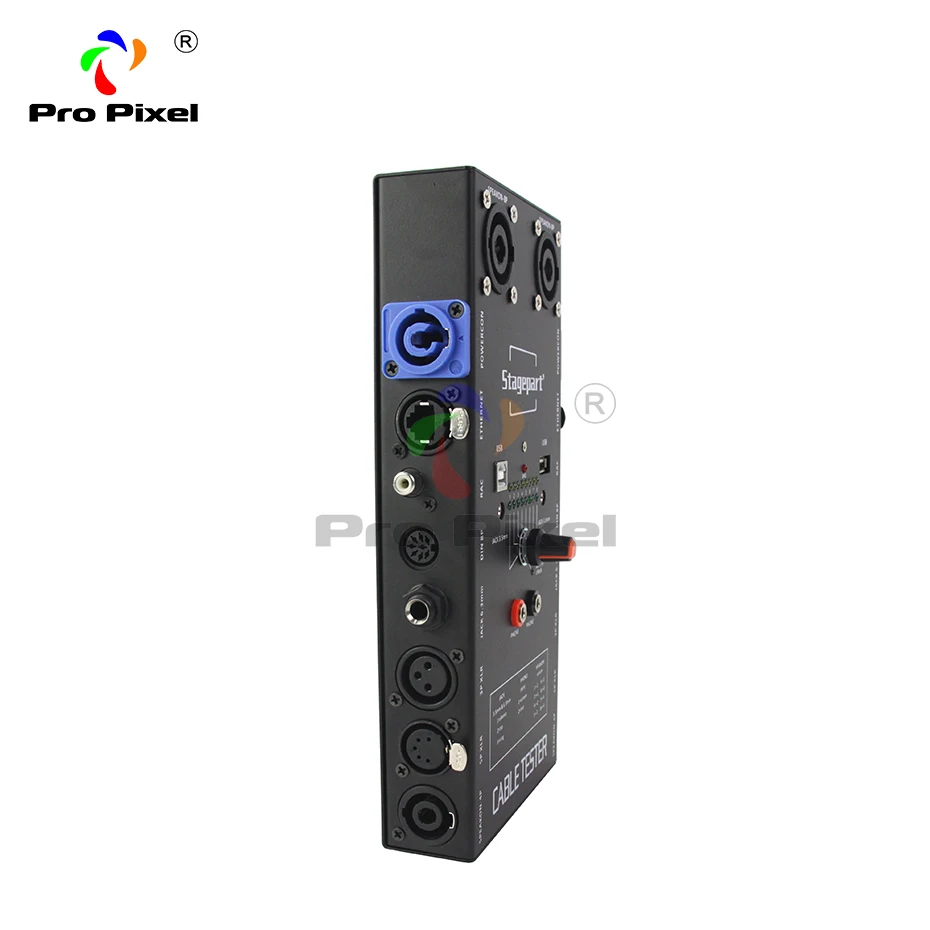 Кабельный тестер для 3pin 5pin XLR, 4& 8-pole speakon, RJ45, USB