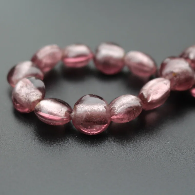 10 шт./лот 12 мм лэмпворк стеклянные бусины квадратные плоские фольгированные