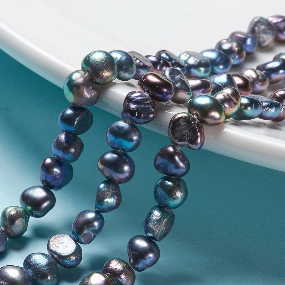 

about 30pcs/strand Natural Baroque Pearl Keshi Beads Cultured Freshwater Nuggets Pearl Beads for Jewelry Making DIY Bracelet