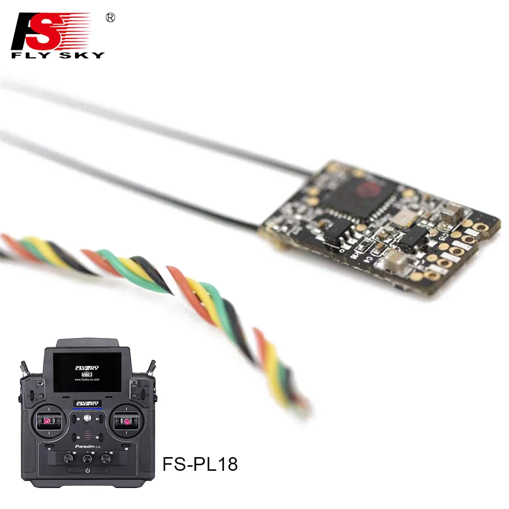 Мини приемник FlySky FTr16S 2 4 ГГц 16 каналов с двумя антеннами PPM/IBUS AFHDS3 для пульта