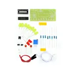 Анализатор звука и спектра Taidacent LM3915, 10 сегментов, светодиодный индикатор уровня, набор для самостоятельной сборки, электроники, пайки