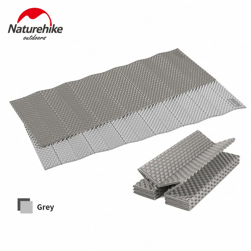 Gray Naturehike походный коврик складной портативный алюминиевый пленка для пляжа утолщение Сверхлегкий экономит пространство открытый тент Влагоустойчивый матрац - Цвет: Gray