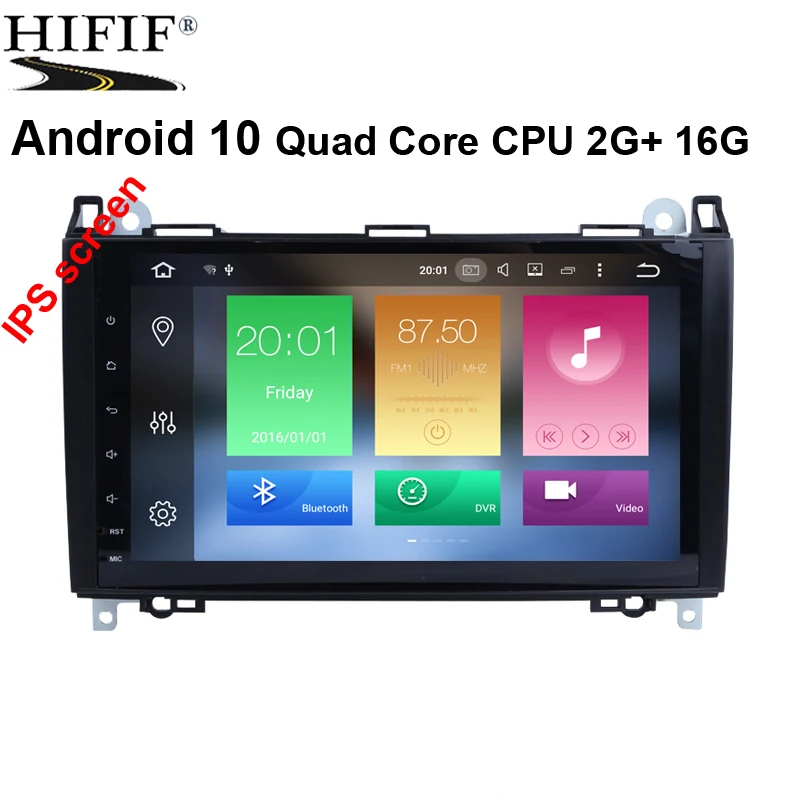 Головное устройство для Mercedes Benz B200 A B Class W169 W245 Viano Vito W639 Sprinter W906 Bluetooth 2 грамма 4G Wi Fi