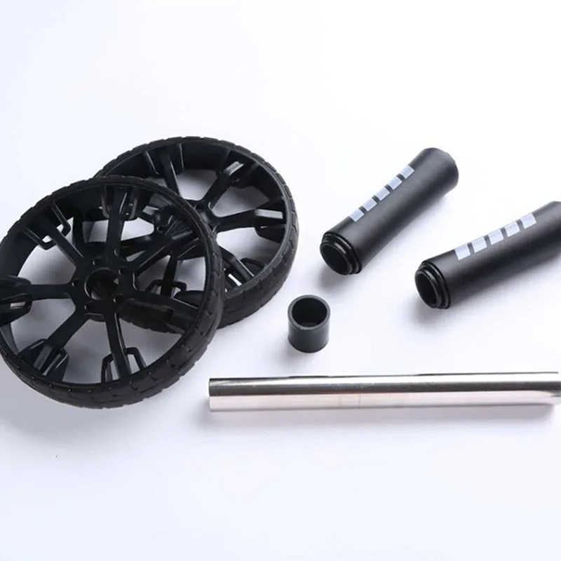 

2021Muscle Exercise Equipment Home Fitness Equipment Double Wheel Abdominal Power Wheel Ab Roller Gym Roller Trainer Training