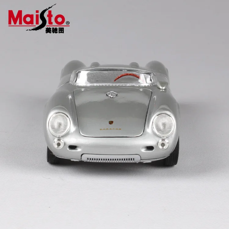 Ретро модель автомобиля Maisto 1:18 Porsche 550 A Spyder литье под давлением Классическая