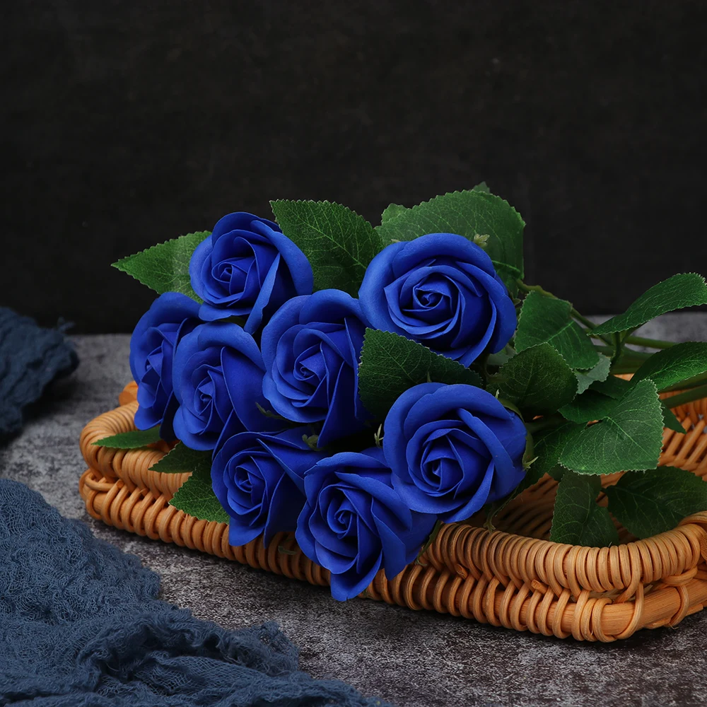 1 шт. искусственный цветок мыла роза Свадебный букет домашний декор ручной