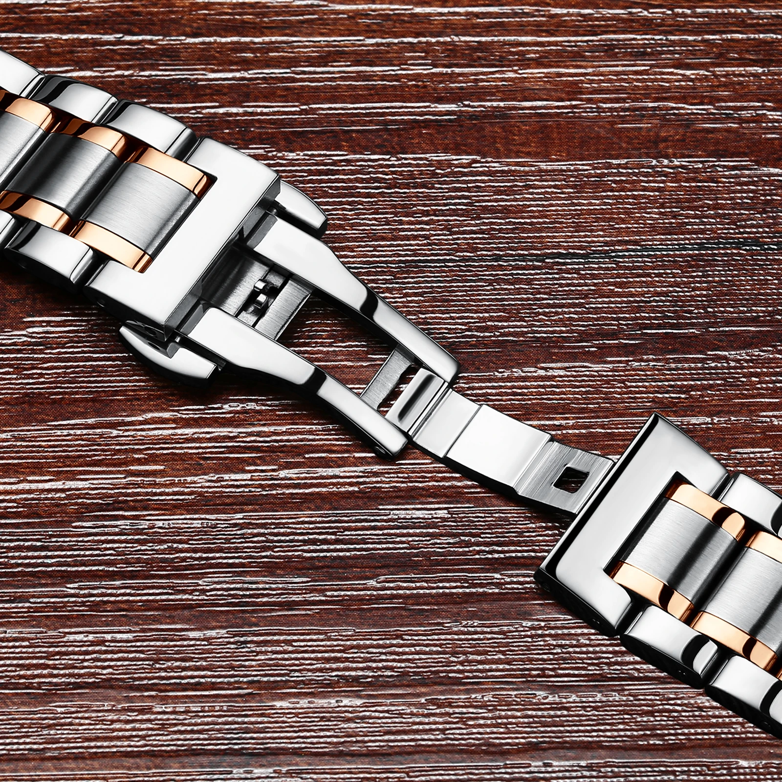 Роскошные Брендовые мужские автоматические механические часы BIDEN из нержавеющей