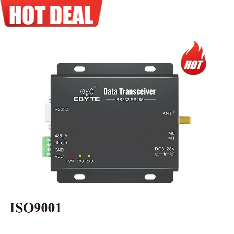 

LoRa 433MHz Modem 37dBm long Range RS232 RS485 5W IoT uhf Wireless Transceiver Module Transmitter and Receiver E90-DTU-433L37