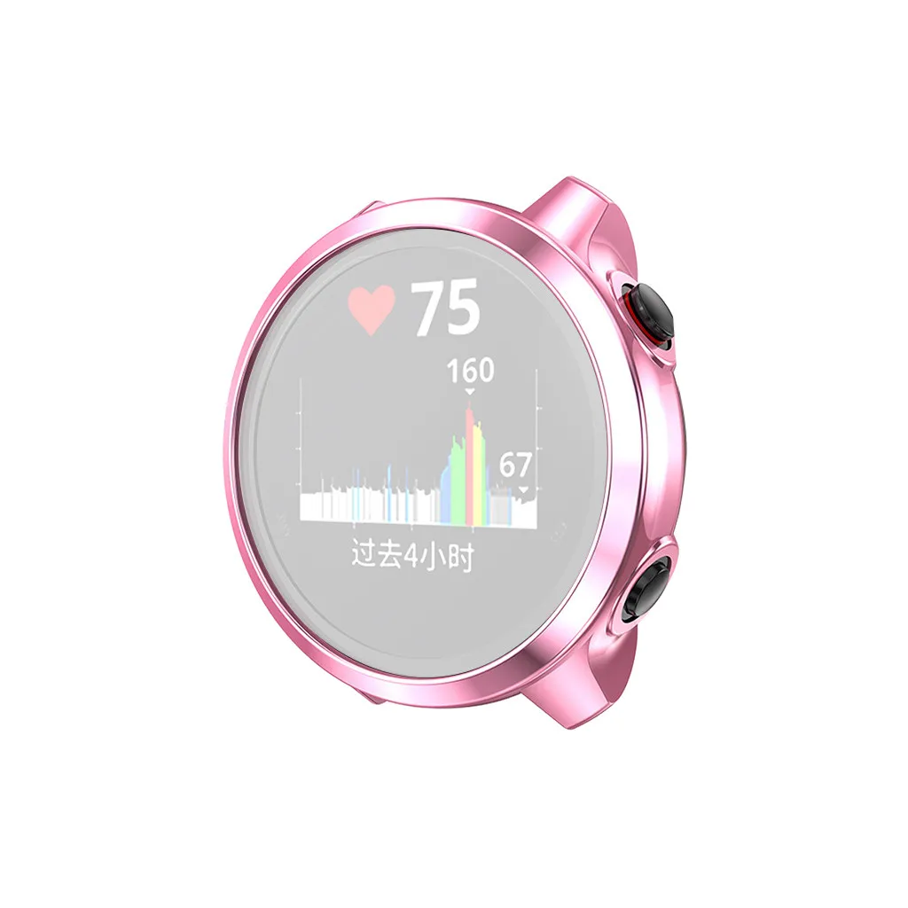 Ультратонкий гальванический прозрачный чехол из ТПУ для Garmin Forerunner 245/245M