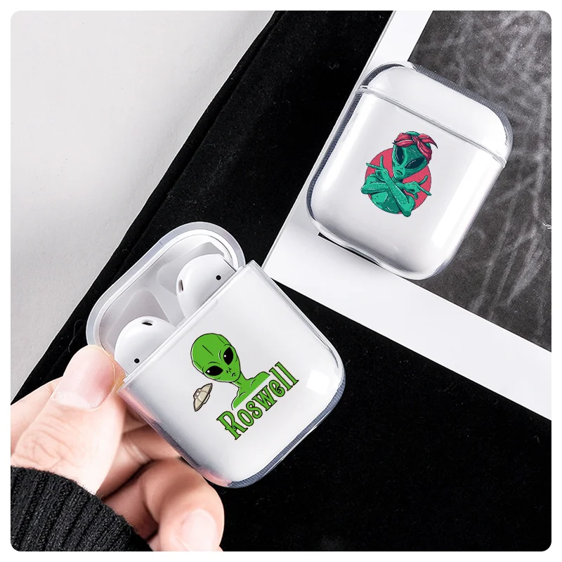 Чехол Airpod для Airpods 2 1 чехол милый мультяшный Мягкий Силиконовый ТПУ Прозрачный