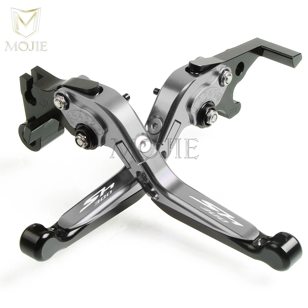 Titanium Black Аксессуары для мотоциклов CNC Алюминиевые Регулируемые Складные Выдвижные Тормозные Рычаги сцепления Набор для Honda SH300 SH 300 - Color: Titanium Black