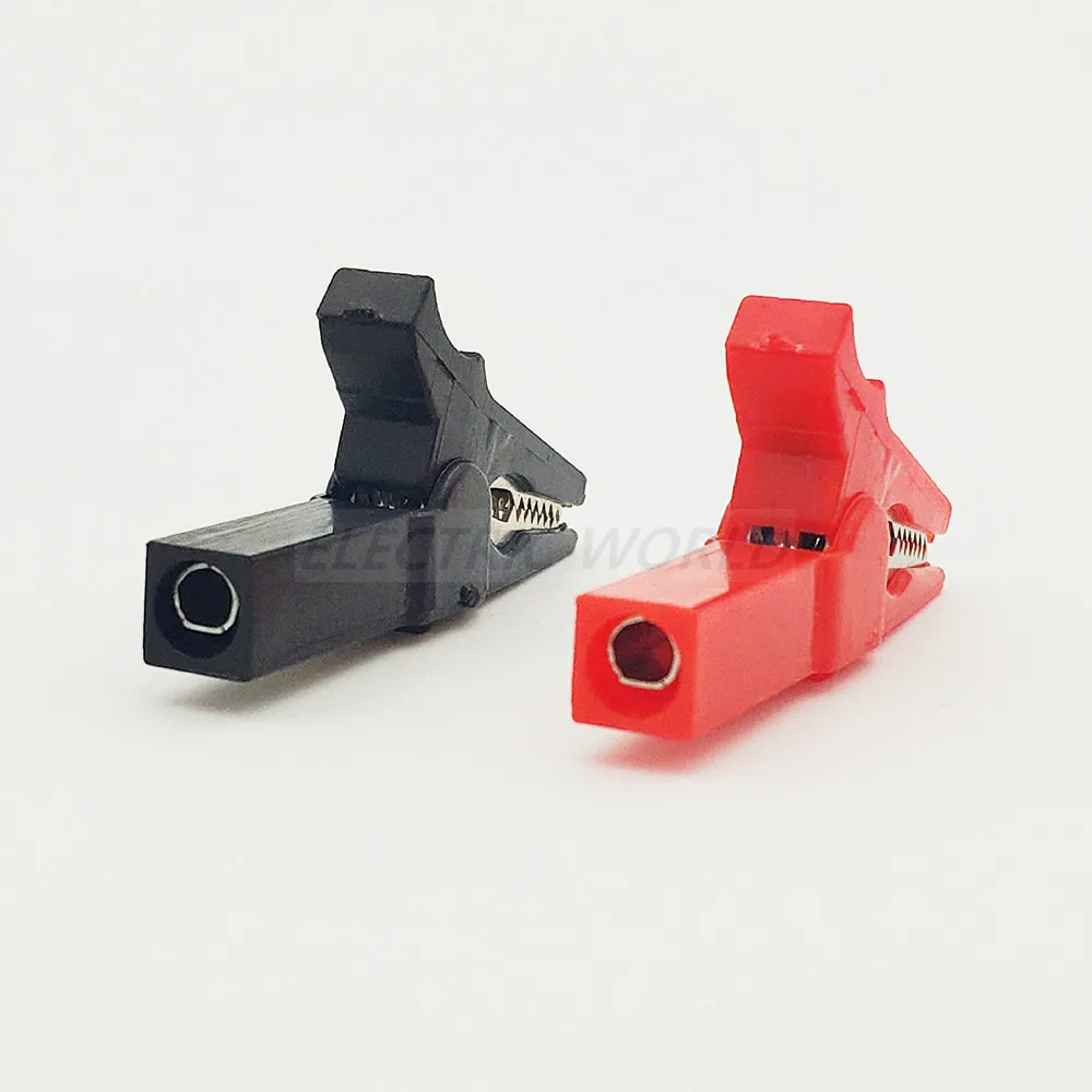 Металлические зажимы типа крокодил изолированный зажим тестовый для всей