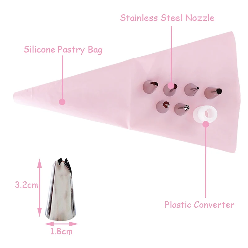 Кондитерский мешок с насадками | Дом и сад