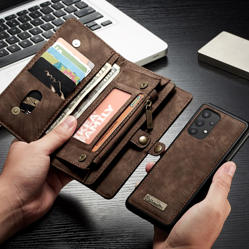 for samsung galaxy a32 5g case a32 luxury flip leather wallet magnetic phone bag cover for coque samsung a32 a 32 5g case fundas free global shipping