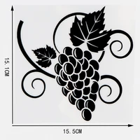 15 5%c3%9715 1cm lovely grape vinyl decals modern art design car stickers