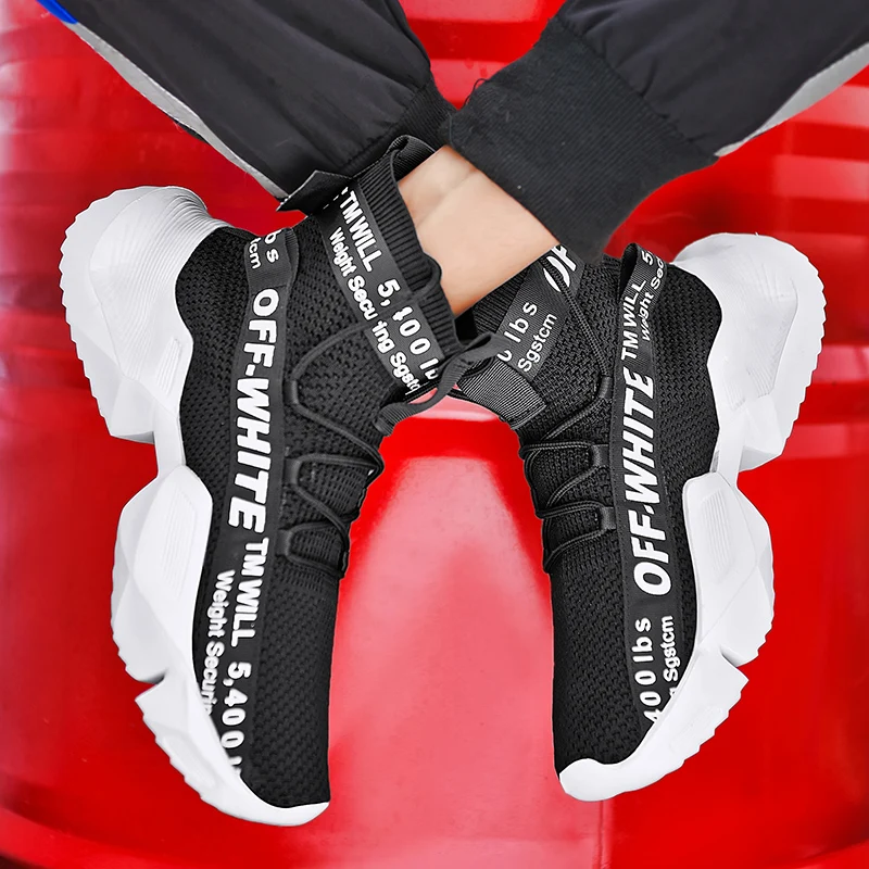 Летние мужские носки кроссовки дышащая сетчатая мужская повседневная обувь на