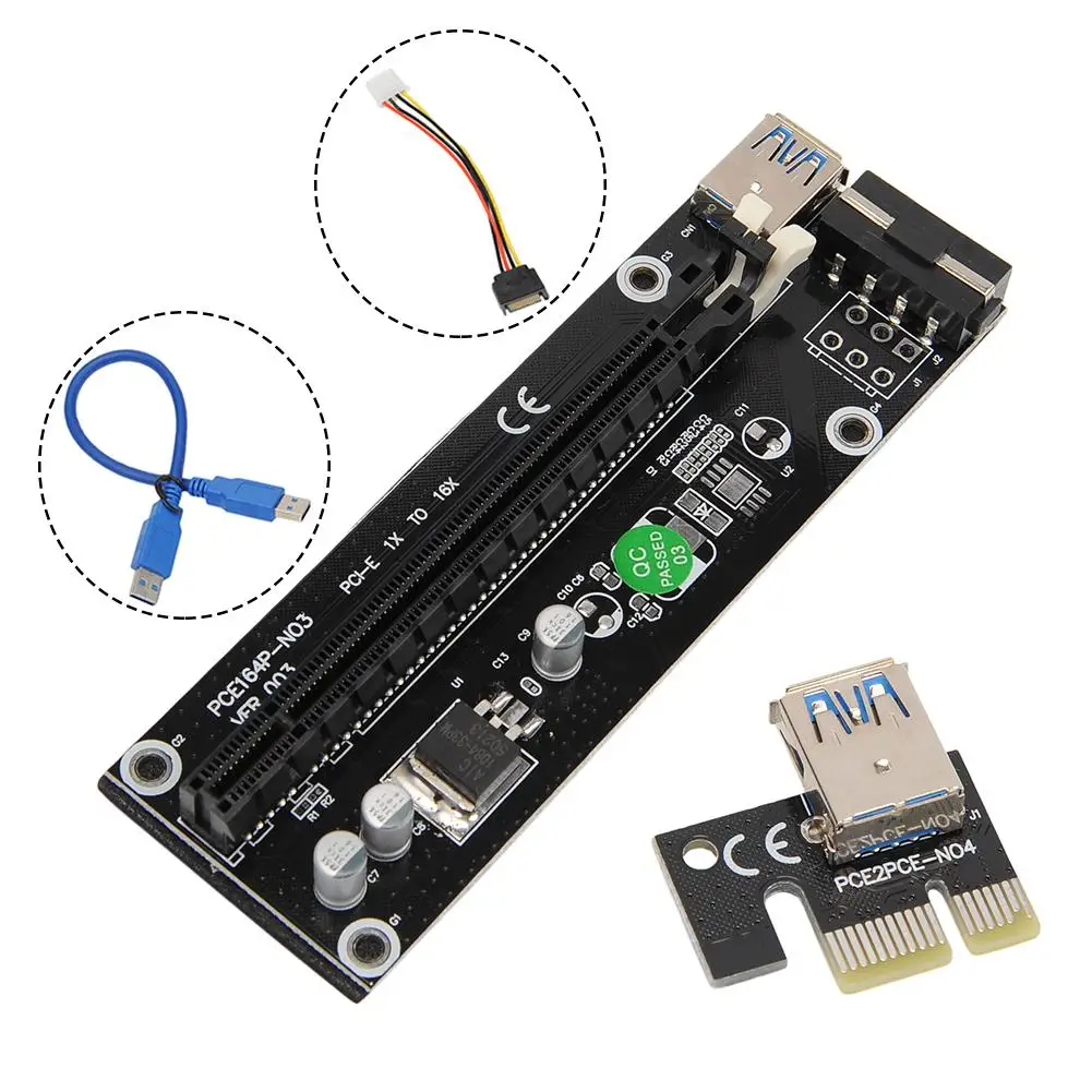 USB3.0 PCIE 1X до 16X видеокарта удлинитель майнинговая карта |