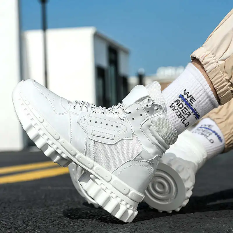 

Кроссовки мужские спортивные, дышащие, теннисные туфли, массивная подошва, муж номер 34, большие размеры