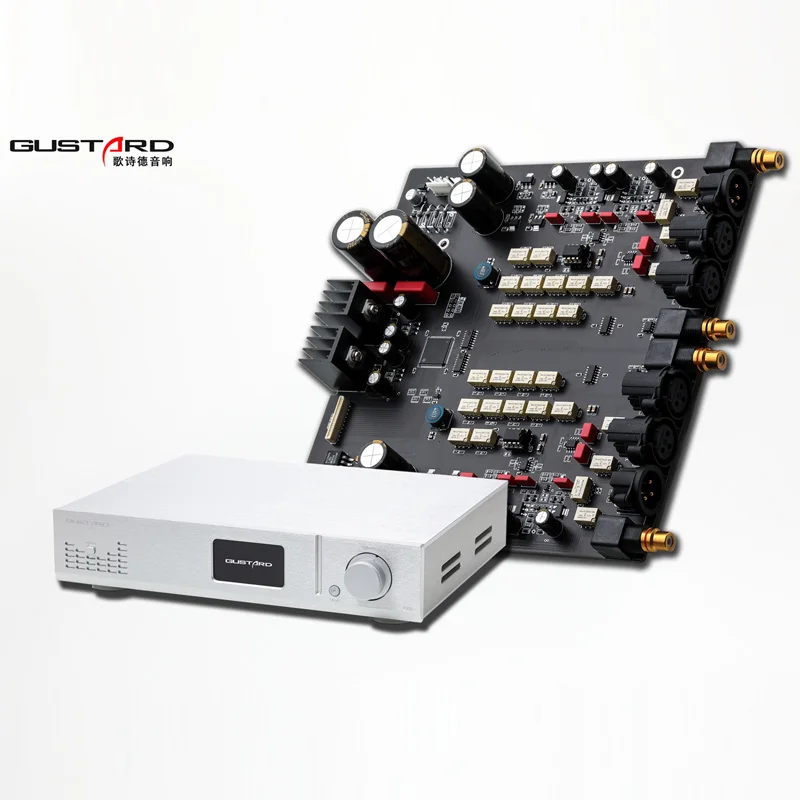 Полностью сбалансированный предусилитель GUSTARD P26 класса A двойной операционный