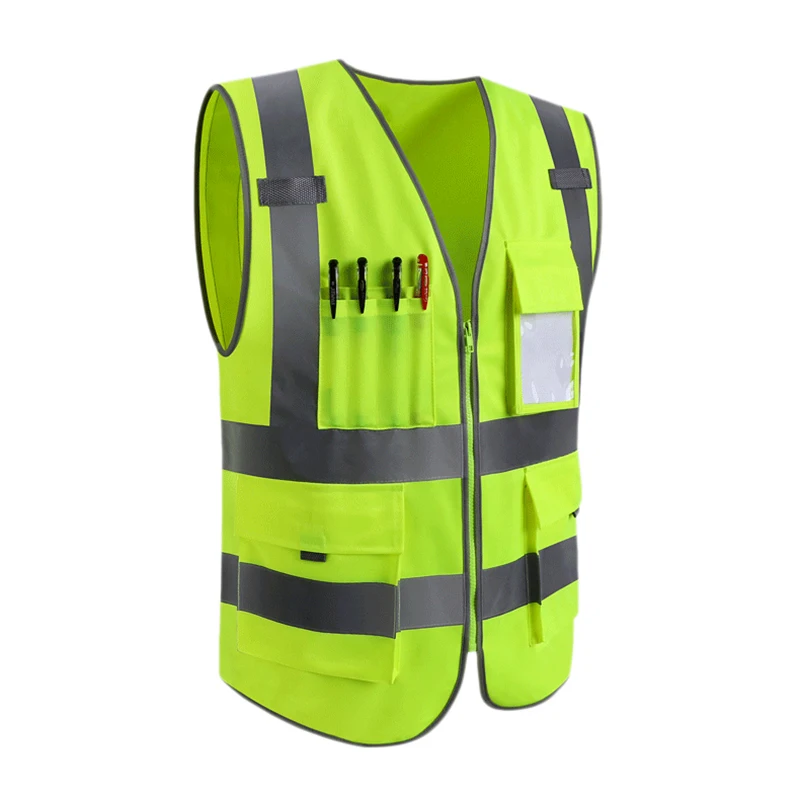 ГОРЯЧАЯ HG-высокая видимость светоотражающий жилет безопасности с несколькими
