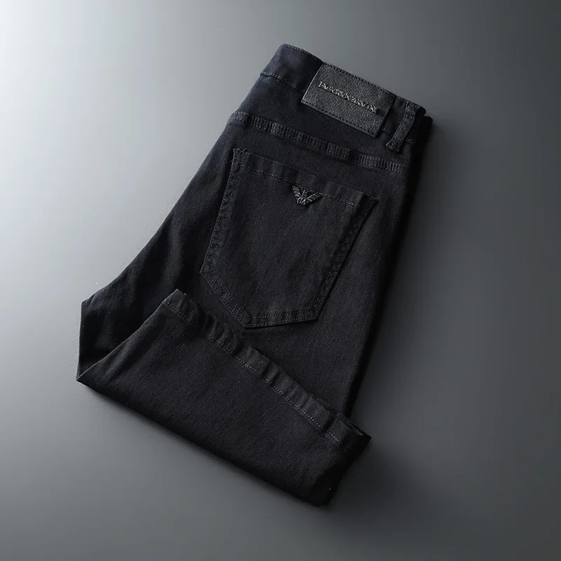 

SHORTS MEN 2021 young and middle-aged summer Korean fashion casual versatile straight stretch jeans men's