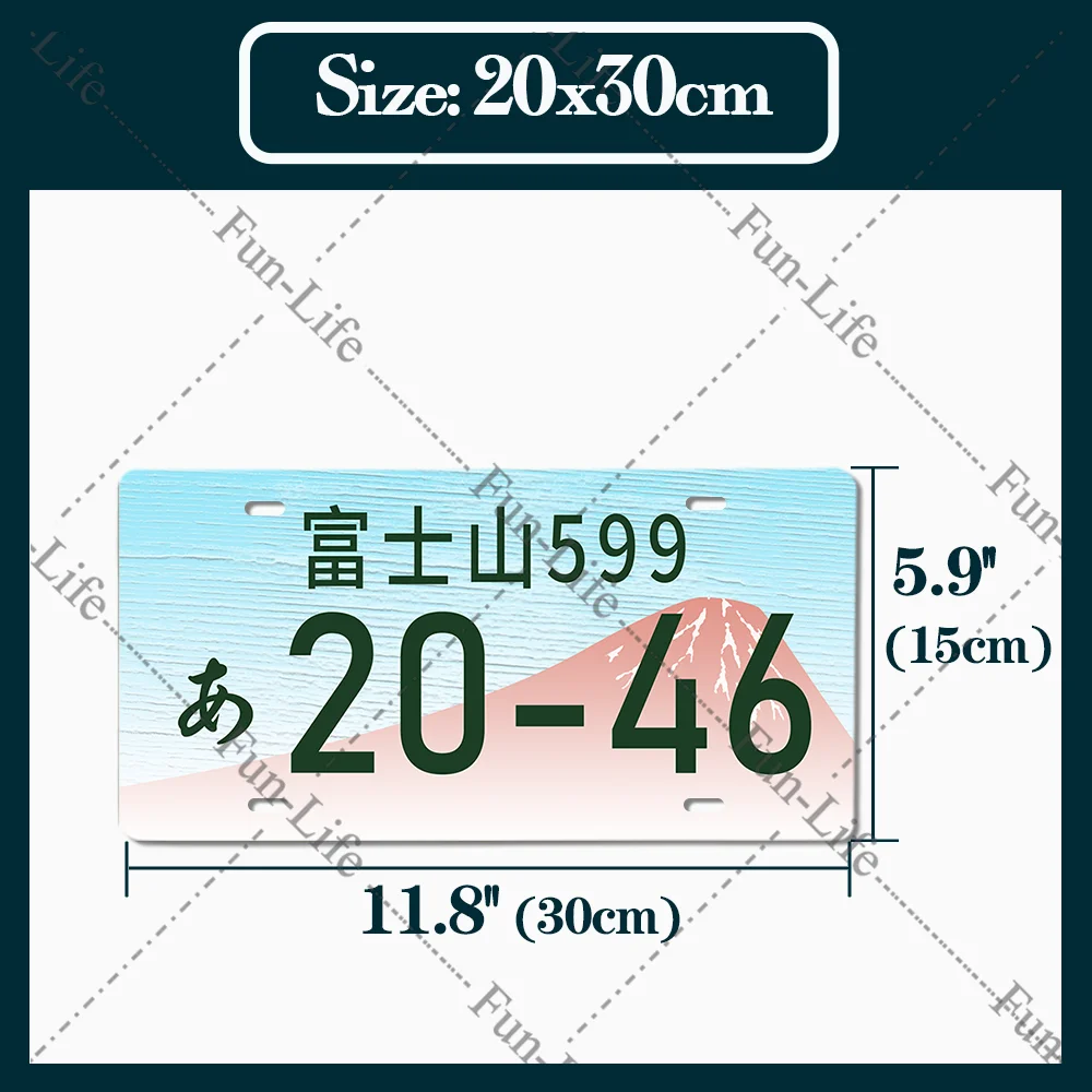 Винтажный металлический оловянный плакат в стиле ретро с номерным знаком -