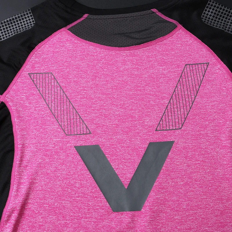 

Sports T-shirt Male 2021 Summer New Large Size Loose Quick-dry Fitness Run Couple Short-sleeved Elastic O-neck Ropa Deportiva