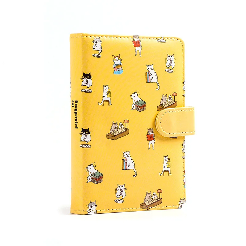 Милый блокнот из кожи студенческий утолщенный маленький мультяшный раструб