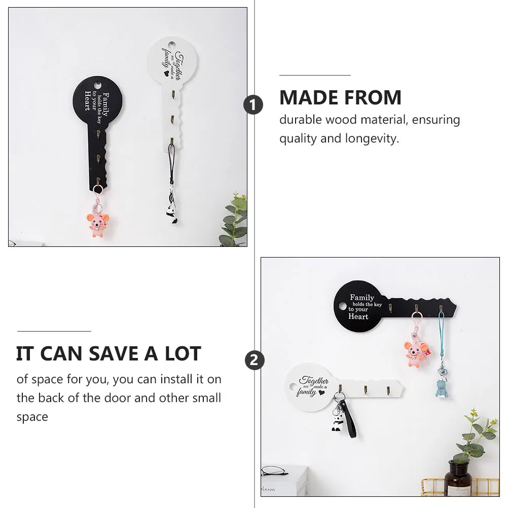 

Key Shaped Wall Hooks Storage Rack Wall Hanging Hook Wall Clothes Organizer