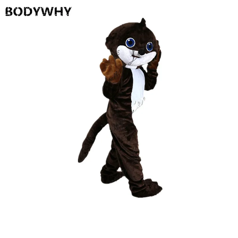 Рекламный милый новый костюм-талисман бобра коричневый костюм собаки животного