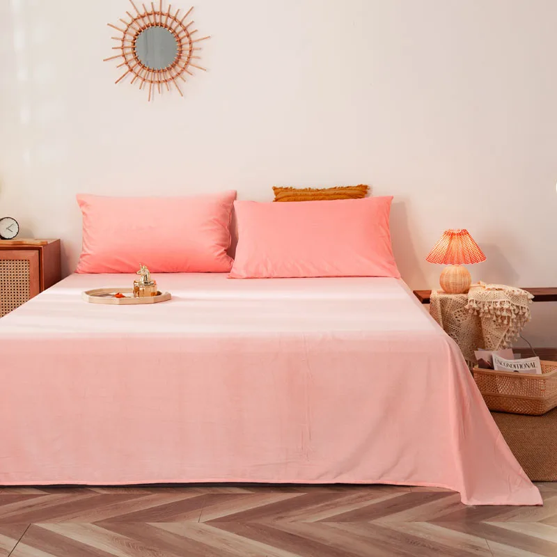 Светильник розовый текстиль бархатная простыня простой стиль коралловый бархат