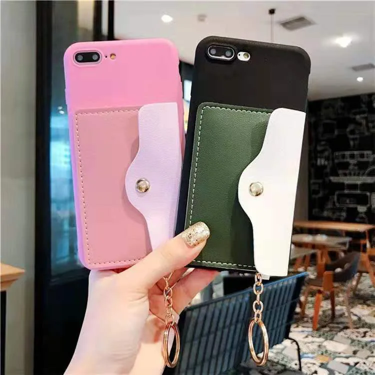 Чехол-кошелек с ремешком на запястье для Vivo Y91 Y95 Y97 Z1 Z1i Z5X Y69 Y55 Y67 V5 Y71 Y81 Y81S |